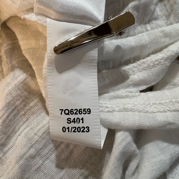 Lucky Brand White Sleeveless Boho Lace Tassel Top – 1X NWT - Picture 11 of 14